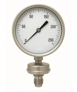 Manometro a membrana per basse pressioni - Omet serie MM