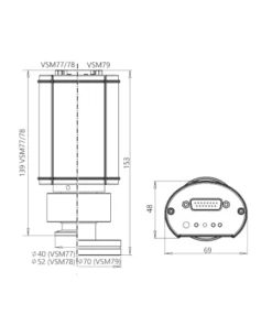 dimensioni trasduttore vuoto thyracont VSM